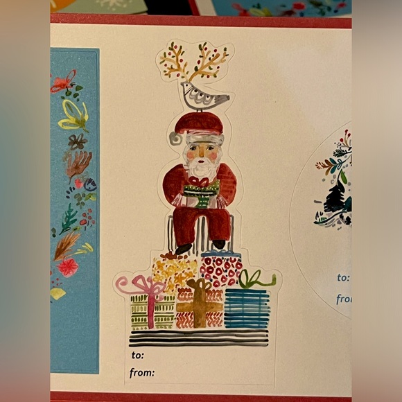 Anthropologie Christmas Holdiay Gift Labels x 2 - Picture 9 of 11